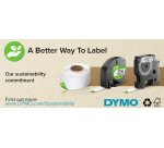 DYMO D1 - Etiquetas Durable - Negro sobre blanco - 19mm x 5.5m