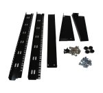 StarTech.com Rack de Bureau Noir à Cadre Ouvert 12 U 19" - Rack 2 Montants 19 Pouces