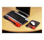 Kensington Duo Gel Mouse Pad Wrist Rest — Red