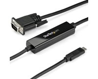 StarTech.com Adaptateur USB-C vers VGA 1m - Câble Vidéo Actif USB Type C vers VGA - 1920x1200/1080p - Compatible Thunderbolt 3 - Convertisseur USB-C à VGA - DP Alt Mode HBR2