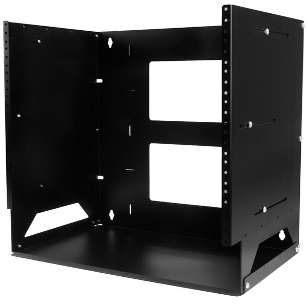 StarTech.com Wall-Mount Server Rack with Built-in Shelf - Solid Steel ...