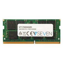 V7 4GB DDR4 PC4-17000 - 2133Mhz SO DIMM Notebook Module de mémoire - V7170004GBS