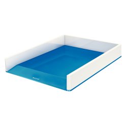Leitz WOW Polystyrene Blue, Metallic