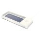 Plumier leitz wow dual 105x32x271mm avec chargeur induction pour recharge smartphone coloris blanc