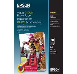 Epson Value Glossy Photo Paper - A4 - 50 Fogli