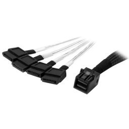 Cable Mini SAS Interno a SATA de 1m - Cable SFF-8643 a 4x SATA