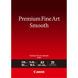 Canon Papier A3 beaux-arts lisse Premium FA-SM1 - 25 feuilles
