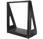 StarTech.com 2-Post 12U Heavy-Duty Desktop Server Rack, Small Open Frame 19in Computer Rack, Compact Network Rack for AV / Studio / Data / IT Equipment, TAA Compliant - Free Standing Two-Post Home/Office Rack