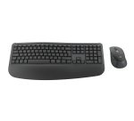 Logitech MK880 Signature Comfort Plus Combo Black (Kit di tastiera e mouse Bluetooth per il massimo comfort tutto il giorno)
