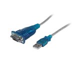StarTech.com 43cm 1-Port USB naar Seriële Adapter Kabel, USB naar RS232 DB9 Converter - M/M