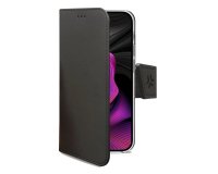 Celly WALLY1055 custodia per cellulare 17 cm (6.7") Custodia a borsellino Nero