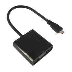 Nilox NX080200129 cavo e adattatore video 0,15 m Micro-HDMI VGA (D-Sub) Nero