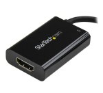 StarTech.com Adaptador USB-C a HDMI 4K con Entrega de Alimentación por USB - 60 Watts - Negro