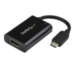 StarTech.com Adaptador USB-C a HDMI 4K con Entrega de Alimentación por USB - 60 Watts - Negro