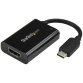 StarTech.com Adaptador USB-C a HDMI 4K con Entrega de Alimentación por USB - 60 Watts - Negro