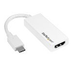 StarTech.com USB-C to HDMI Adapter - White - 4K 60Hz