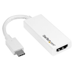 StarTech.com USB-C to HDMI Adapter - White - 4K 60Hz