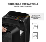 Fellowes Powershred LX200 destructeur de papier Noir