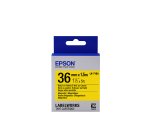Epson Ruban magnétique pour étiqueteuse LK-7YB2 Noir/Jaune D 36 mm (1,5 m)