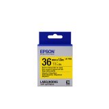 Epson Ruban magnétique pour étiqueteuse LK-7YB2 Noir/Jaune D 36 mm (1,5 m)