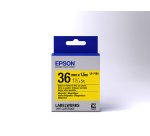 Epson Ruban magnétique pour étiqueteuse LK-7YB2 Noir/Jaune D 36 mm (1,5 m)