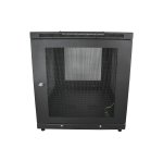 StarTech.com Armadio Rack 19" 12U su Ruote a 4 Montanti, Server Rack 19 Pollici Mobile con Ripiano 1U e pannelli laterali con serratura. Rack Dati Ventialta con Profondità di montaggio regolabile