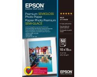 Epson Premium Semi-Gloss Photo Paper - 10x15cm - 50 Fogli