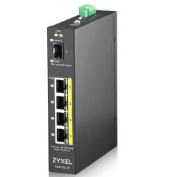 Zyxel RGS100-5P No administrado L2 Gigabit Ethernet (10/100/1000) Energía sobre Ethernet (PoE) Negro