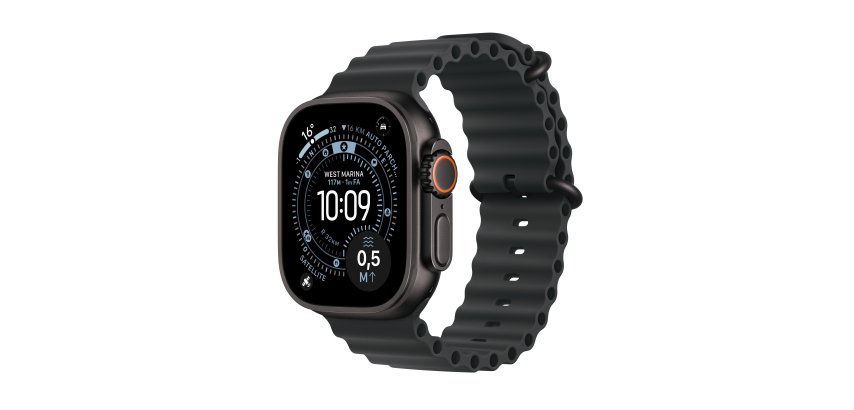 Apple Watch Ultra 3 OLED 49 mm Numérique 422 x 514 pixels Écran tactile 5G Noir Wifi GPS (satellite)