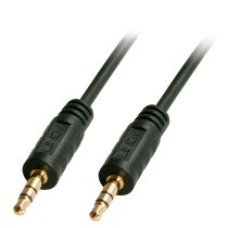 lindy 35641 cable de audio 1 m 35mm negro