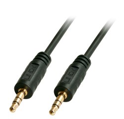 Lindy 35641 cable de audio 1 m 3,5mm Negro