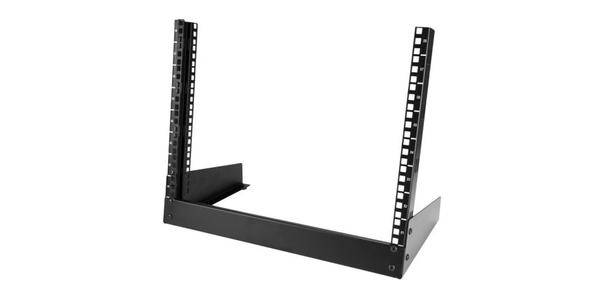 StarTech.com Rack de serveur 8U à 2 montants pour bureau - Armoire serveur à cadre ouvert