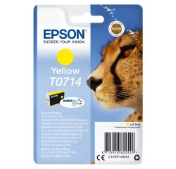 Epson Cartucho T0714 amarillo (etiqueta RF)