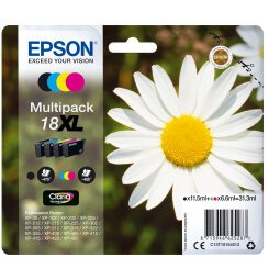 Epson Daisy Multipack "Pâquerette" 18XL - Encre Claria Home N,C,M,J