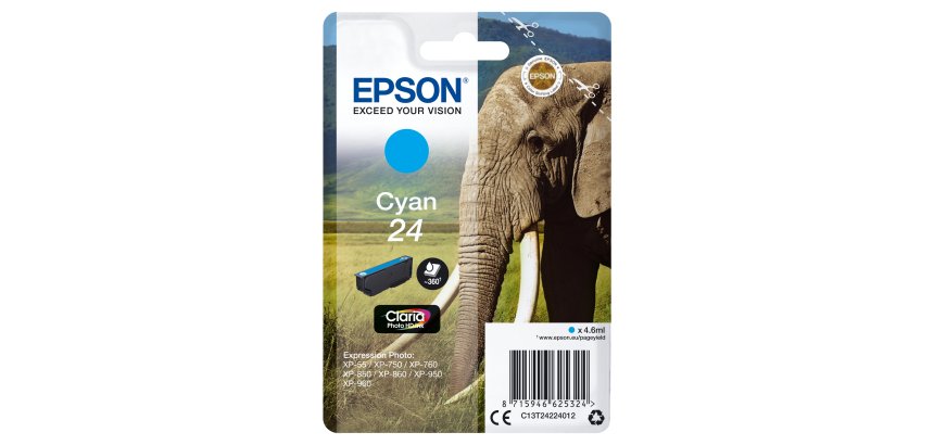 Epson Elephant Cartouche "Eléphant" - Encre Claria Photo HD C