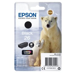 Epson Polar bear Singlepack Black 26 Claria Premium Ink