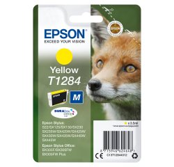 Epson Fox Singlepack Yellow T1284 DURABrite Ultra Ink