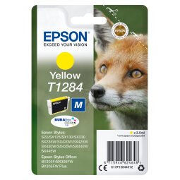 Epson Fox Cartucho T1284 amarillo (etiqueta RF)