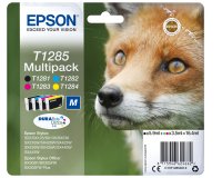 Epson Fox Multipack 4-colours T1285 DURABrite Ultra Ink
