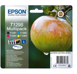 Epson Apple Multipack "Pomme" (T1295) - Encre DURABrite Ultra N, C, M, J