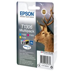 Epson Stag Multipack 3 colori DURABrite Ultra Cervo T1306