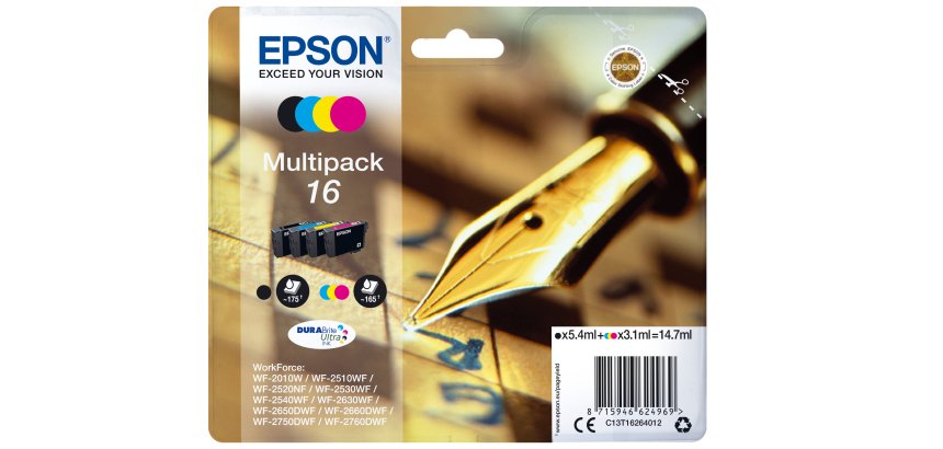 Epson Pen and crossword Multipack "Stylo à plume" 16 - Encre DURABrite Ultra N,C,M,J