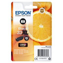 Epson Oranges Singlepack Photo Black 33XL Claria Premium Ink