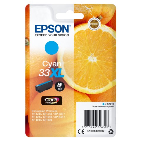 Epson Oranges Cartouche " " - Encre Claria Premium C (XL)