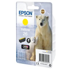 Epson Polar bear 26 Claria Premium Single Yellow Ink