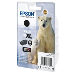 Epson 26XL - XL - Schwarz - original - Tintenpatrone