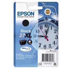 Epson Alarm clock Singlepack Black 27XL DURABrite Ultra Ink