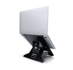 R-Go Tools Support pour ordinateur portable R-Go Riser Document, ergonomique, pliable et réglable avec porte-documents, noir