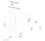 Neomounts FPMA-W810 Support d'écran mural 10-27" - orientable