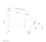 Neomounts FPMA-W820 Support d'écran mural 10-27" - orientable